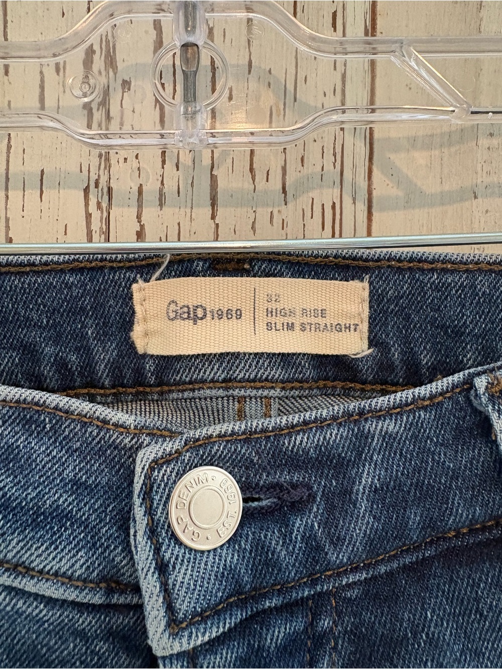 Gap High Rise Slim Straight Jeans - Picture 6 of 6